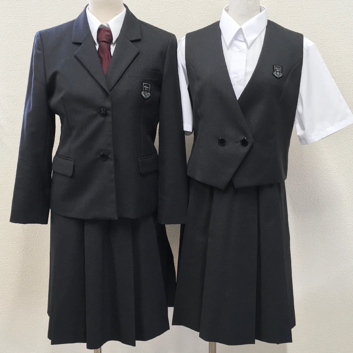 S)A514()埼玉県 星野高校 共学部 8点セット /155A/160A/W63/ブレザー