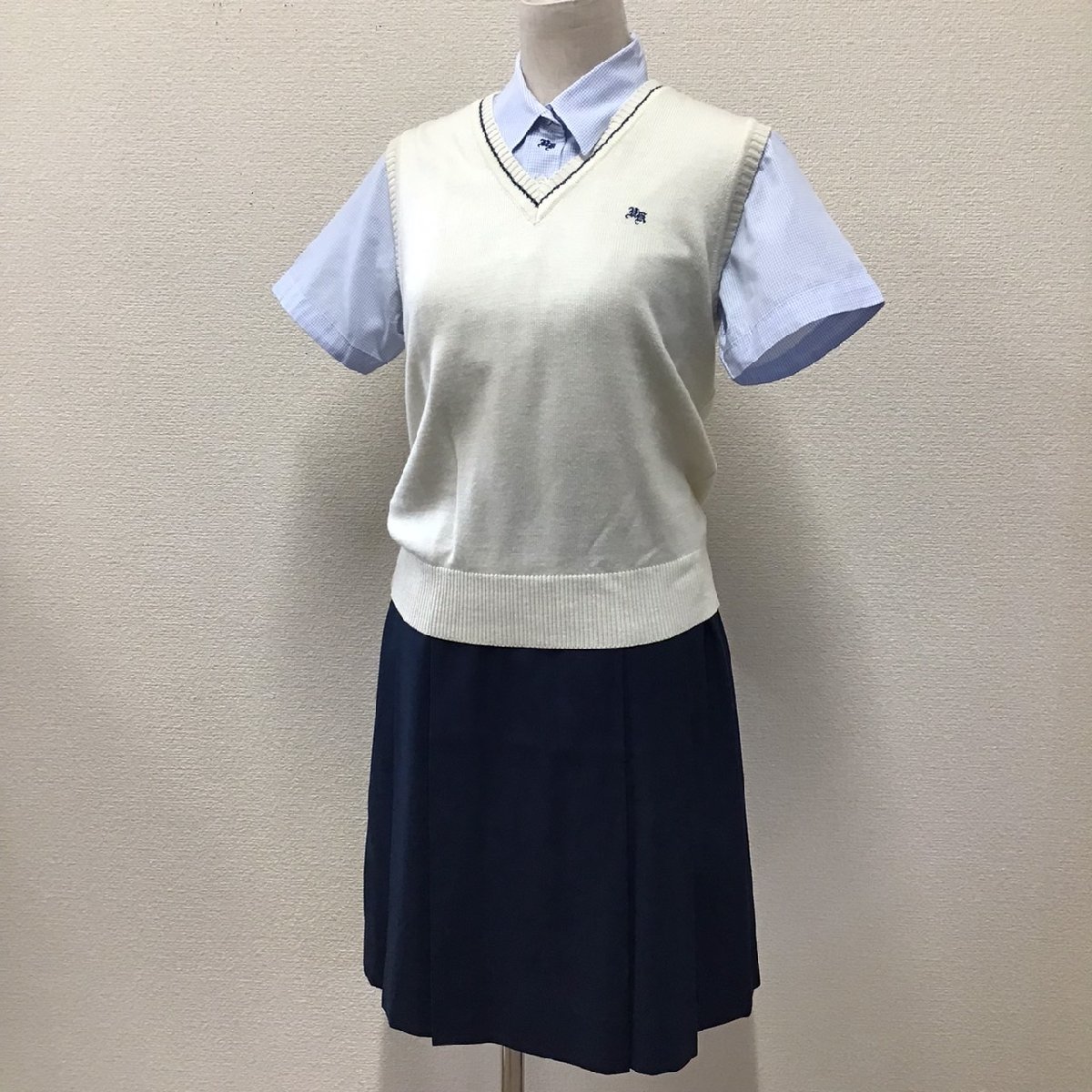 OT252-3 (中古) 栃木県 宇都宮北高校 3点セット /M/W69/ニット OT252-3 (中古) 栃木県 宇都宮北高校 3点セット /M/W69/ニット