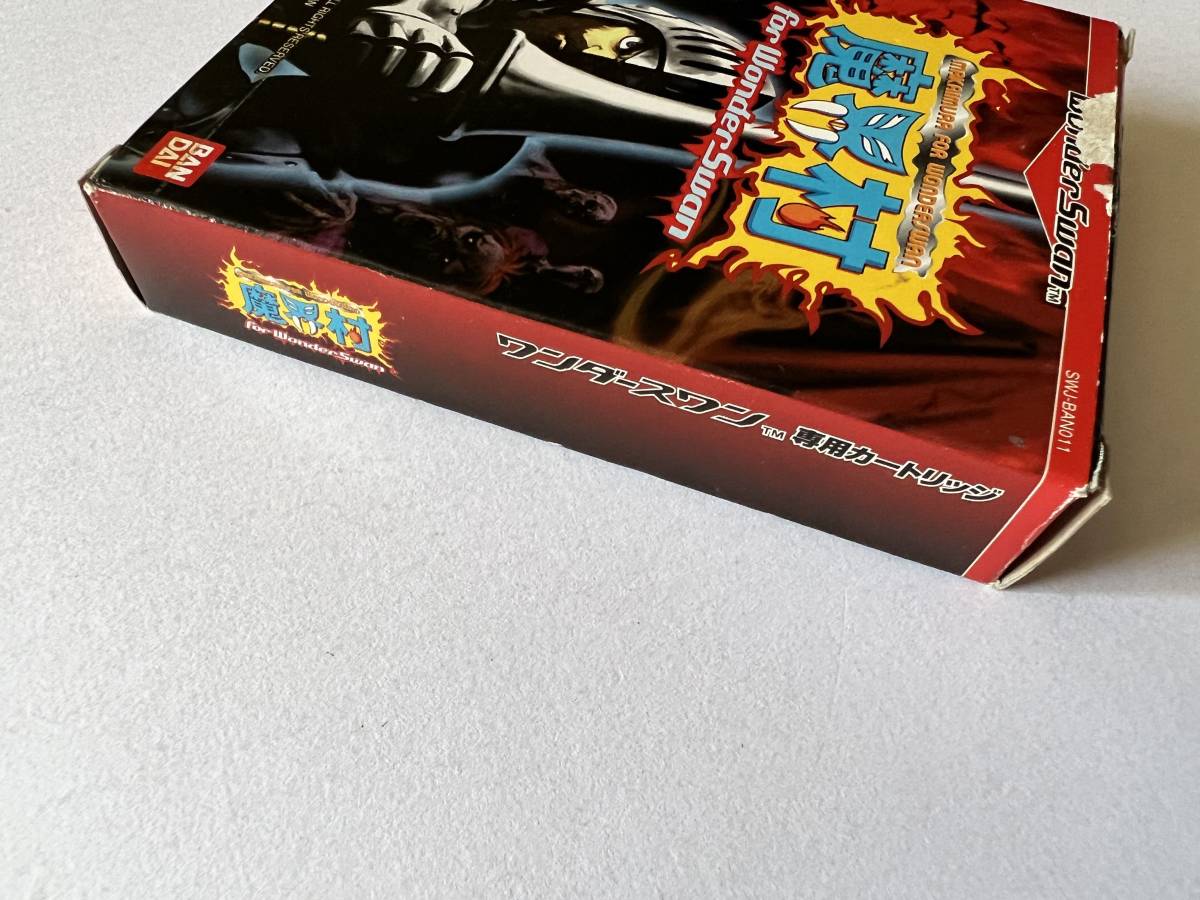 ワンダースワン 魔界村 はがき有 Wonderswan WS Makaimura 【サイズ