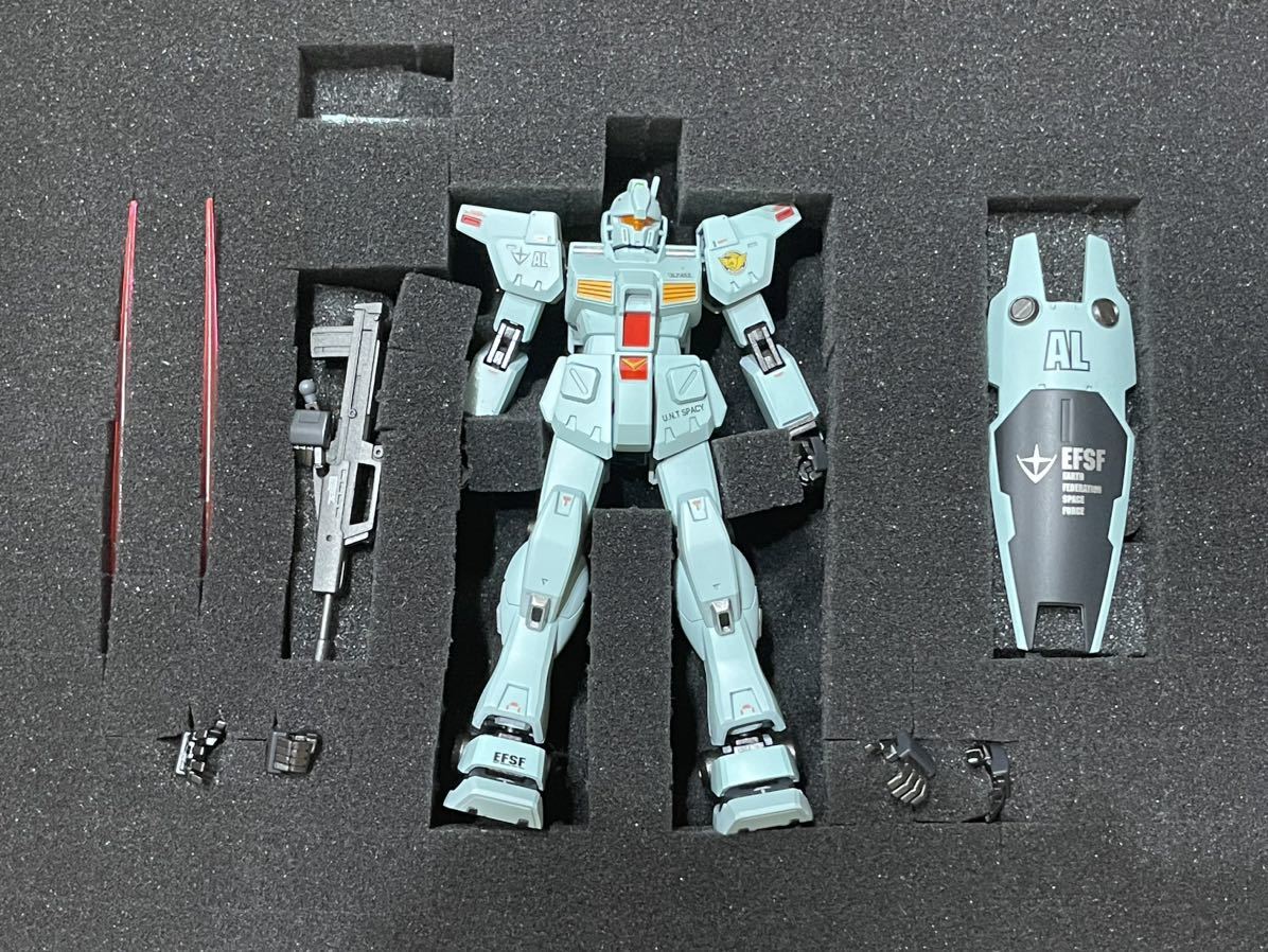 HG 1/144 ジム・カスタム 塗装済 完成品 HGUC ガンプラ 機動戦士ガンダム プラモデル 0083 スターダストメモリー_画像9