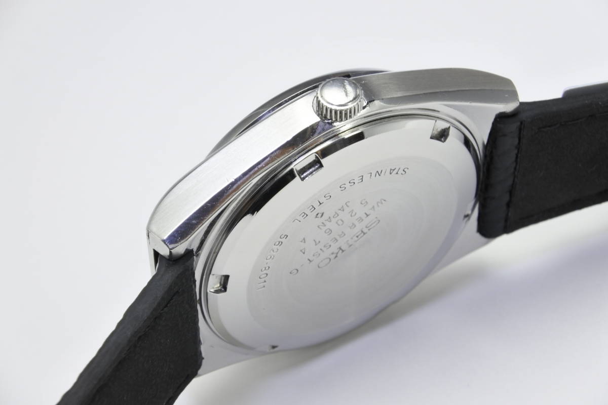 貴重な国産名機 1975年製 SEIKO キングセイコー 5626-8011 黒文字盤