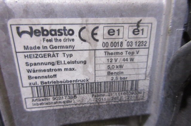 *2011 year VW Sharan DBA-7NCAV assistance heater unit *