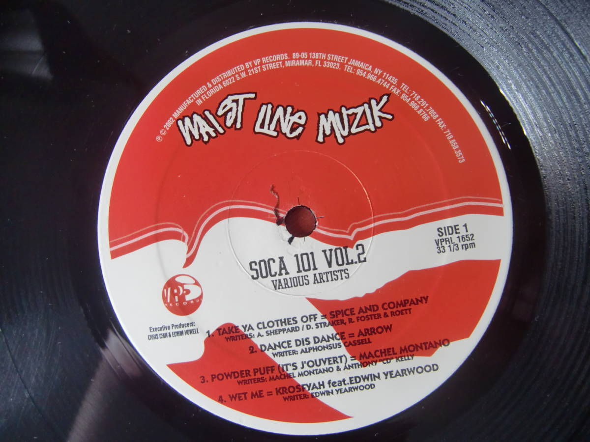 V.A. SOCA 101 Vol.2 2LP！ - VP Records - Spice,Company - Machel Montano - Ronnie McIntosh - Square One - Troubadours - _画像6