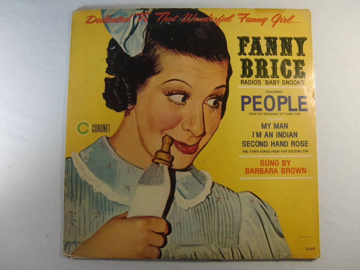 Barbara Brown バーバラ・ブラウン / Dedicated To That Wonderful Funny Girl... Fanny Brice - Radio's Baby Snooks_画像1