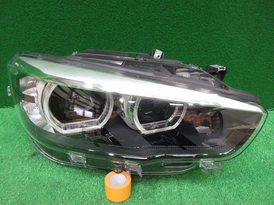 美品★ レア物★ BMW 1シリーズ F20 後期 純正 右ヘッドライト LED/インナーブラック 8739574-01