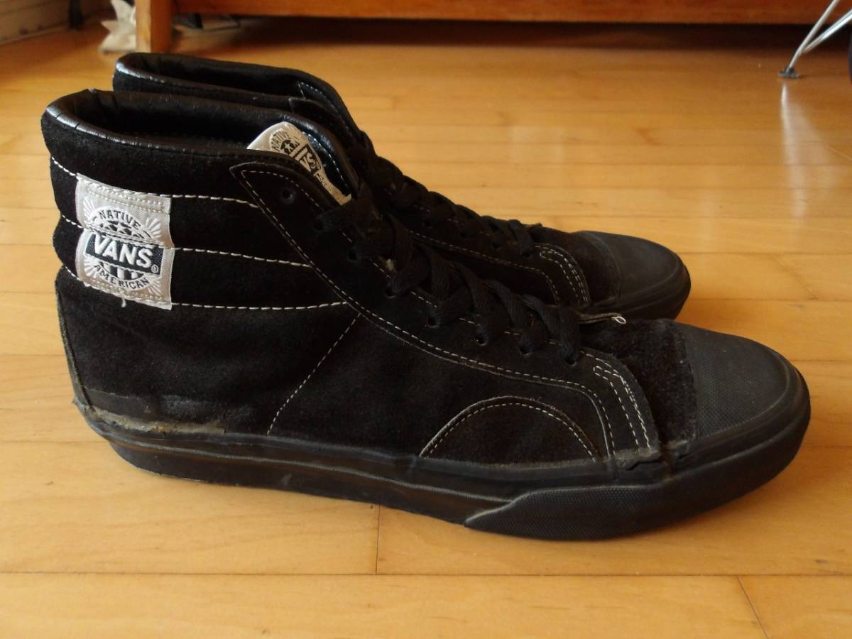 80'S VINTAGE OLD VANS NATIVE AMERICAN MADE IN USA OFF THE WALL TM