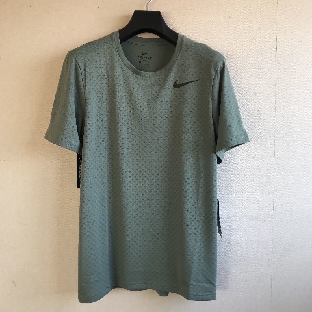 ナイキ　メンズ　ブリーズベントシャツ　クレイグリーンM　定価3850円　886743 nike_画像6