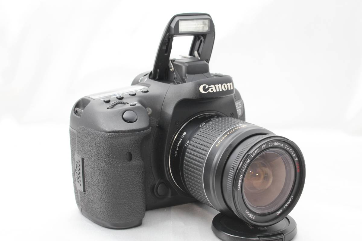 ★限定！極上美品 Canon EOS 7D MarkII マーク2 Transcend Kenko ダブルズームレンズ ★ EF28-80mm V USM EF75-300mm II_画像3