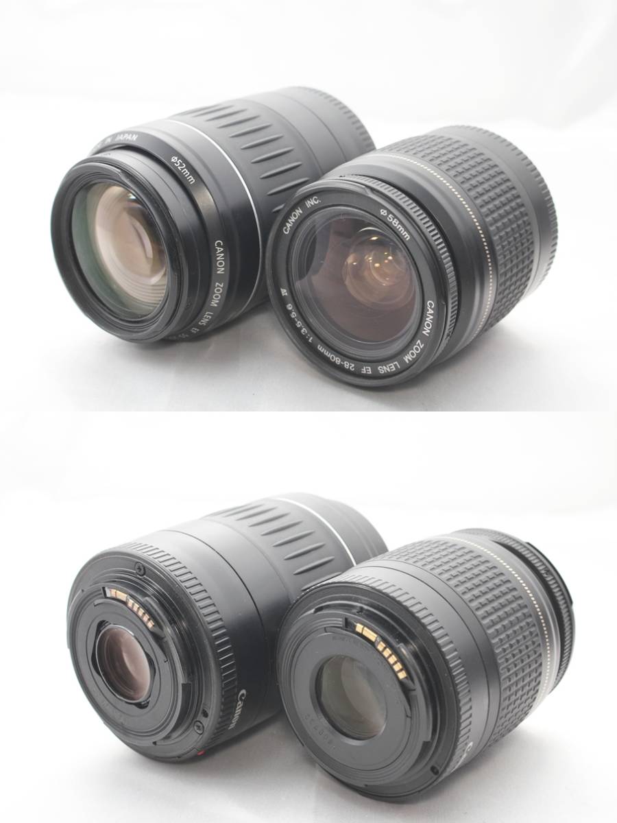 ★限定！極上美品 スターティングセット Canon EOS Kiss X5 SDカード ダブルレンズ ★ EF28-80mm IV USM EF55-200mm II USM_画像9