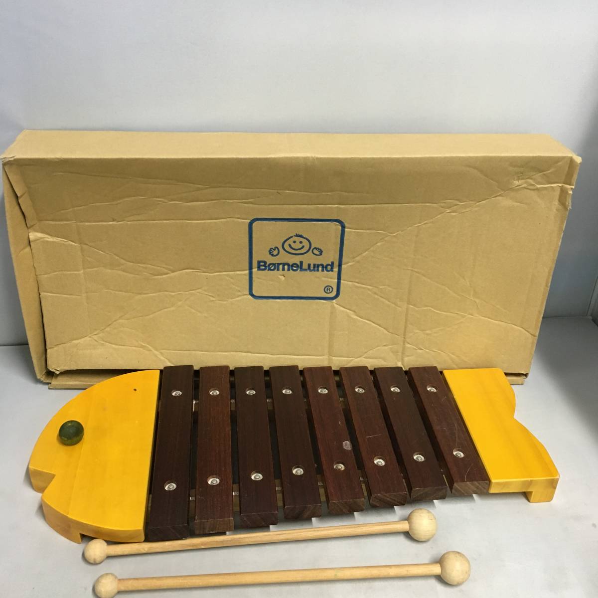 ☆新作入荷☆新品 ハンカチ特典 ボーネルンド おさかなシロフォン 黄