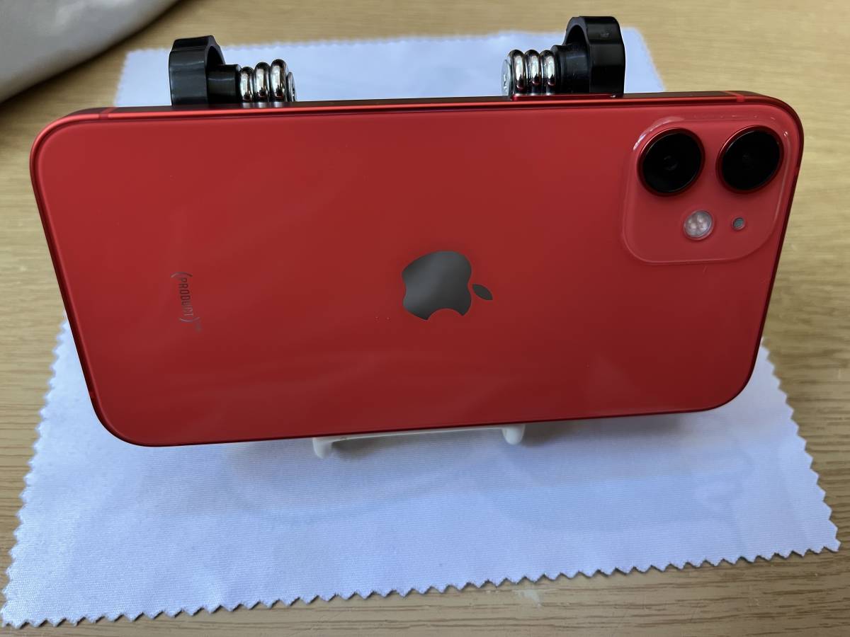 au iPhone 12 mini 64GB (PRODUCT)RED SIMロックなしの画像6