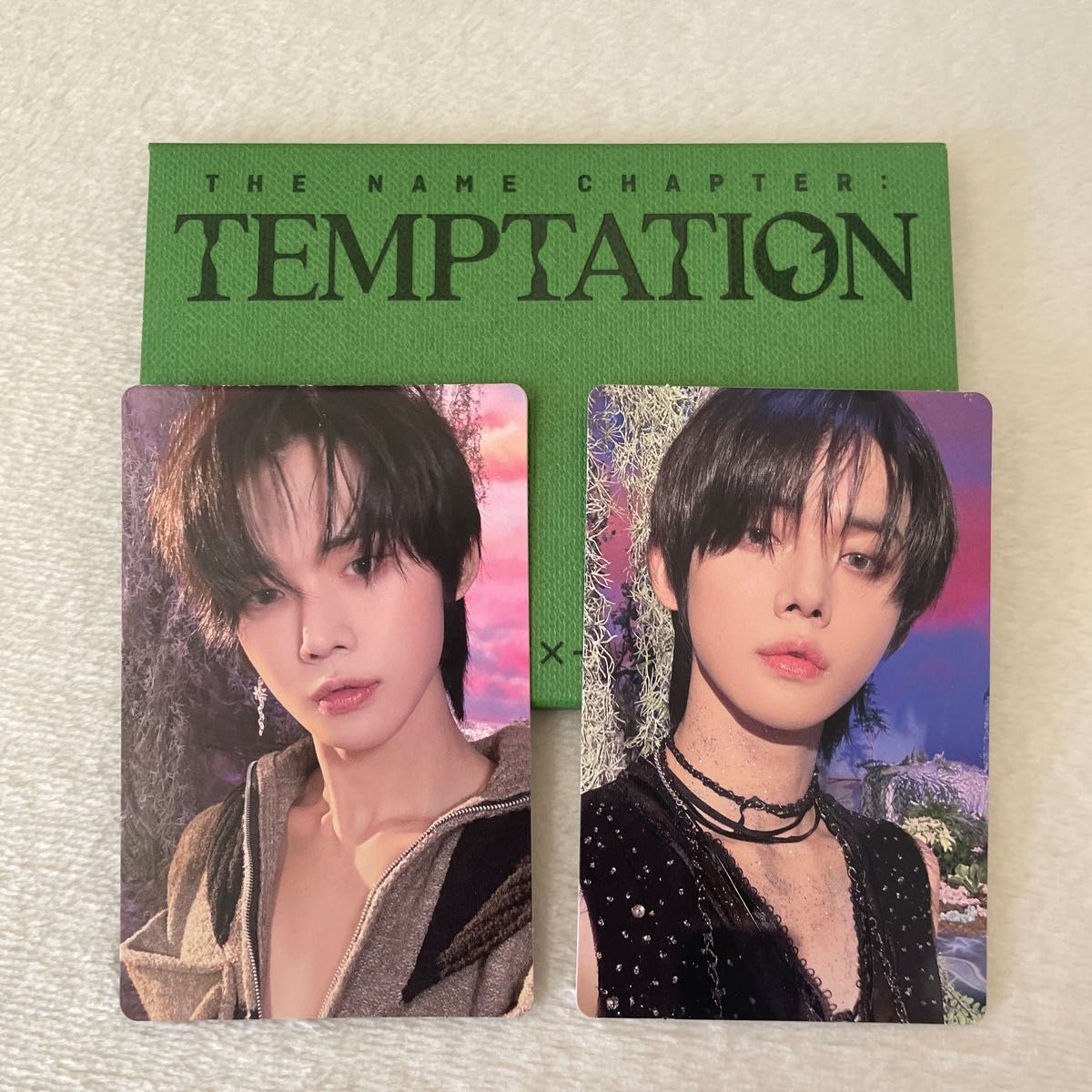 ＊TxT ヨンジュン＊ TEMPTATION weverse ver アルバム　トレカ2枚