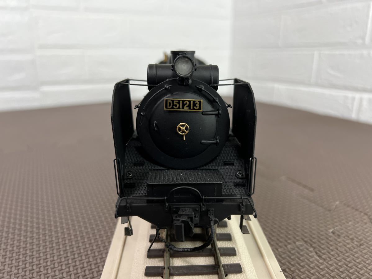 はよくご】 D51 蒸気機関車模型 1/42 ケース付き 完成品 / 鉄道模型 天