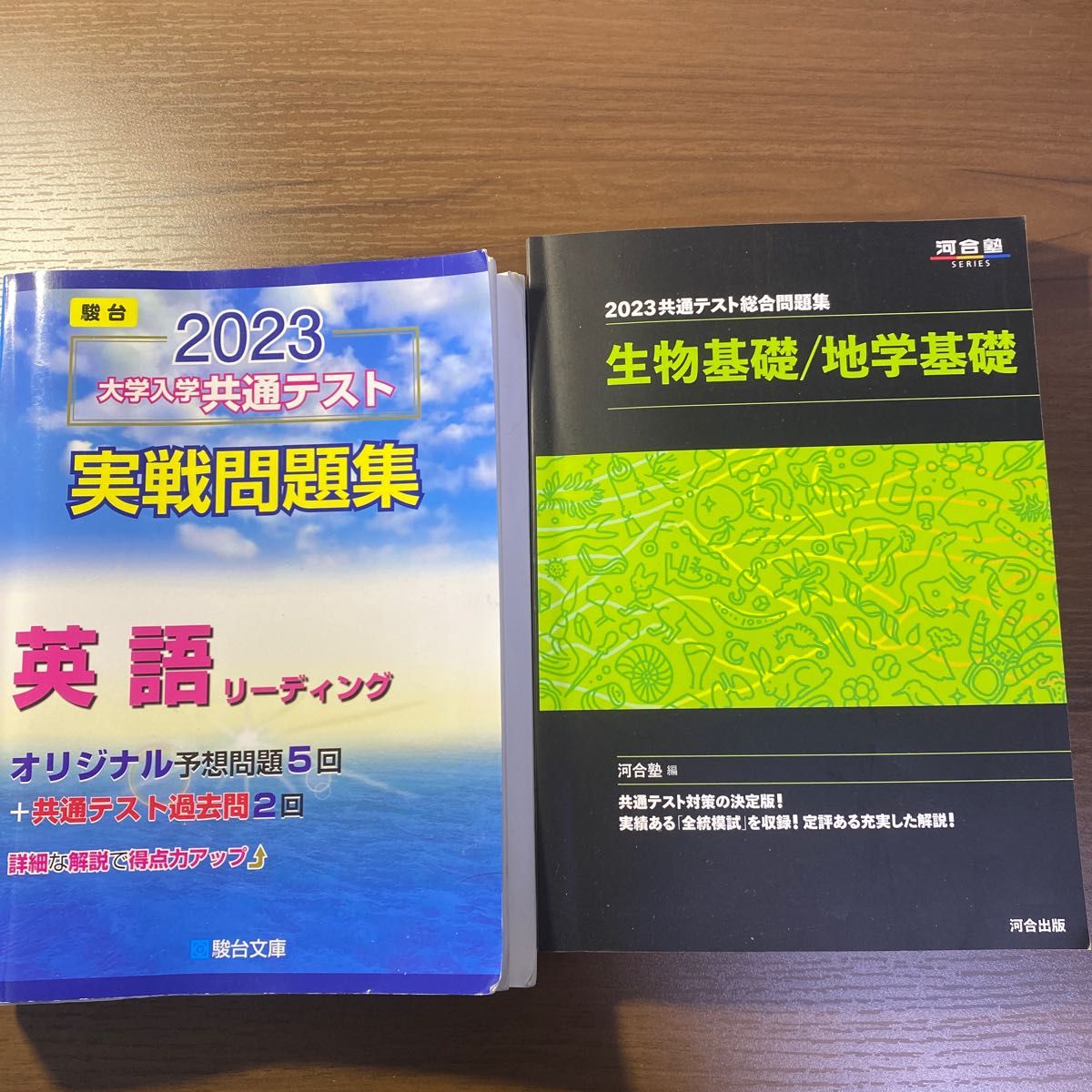 駿台2023共通テスト実践問題集 英語リーディング 2023共通テスト総合問題集 生物基礎/地学基礎