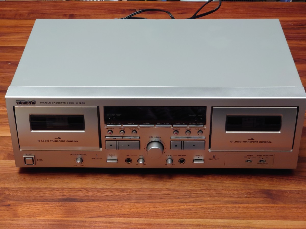 人気 おすすめ TEAC ダブルカセットデッキ W-1200 S thiesdistribution.com