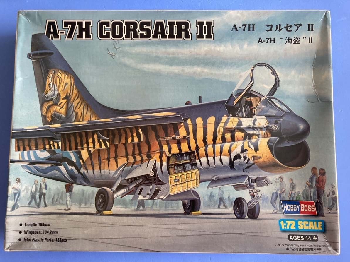 A-7H コルセアII ギリシャ空軍 タイガースペシャルマーキング 1/72 ホビーボス %A_画像1