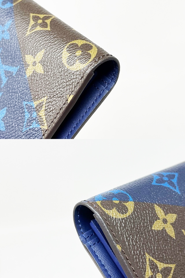 ルイヴィトン モノグラム Vシグネチャー ポルトフォイユ・ブラザ 長財布 LOUIS VUITTON 新品同様 M61170