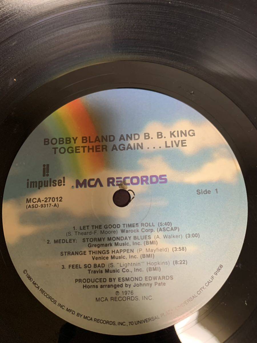 BOBBY BLAND & B.B. KING / TOGETHER AGAIN…LIVE_画像3