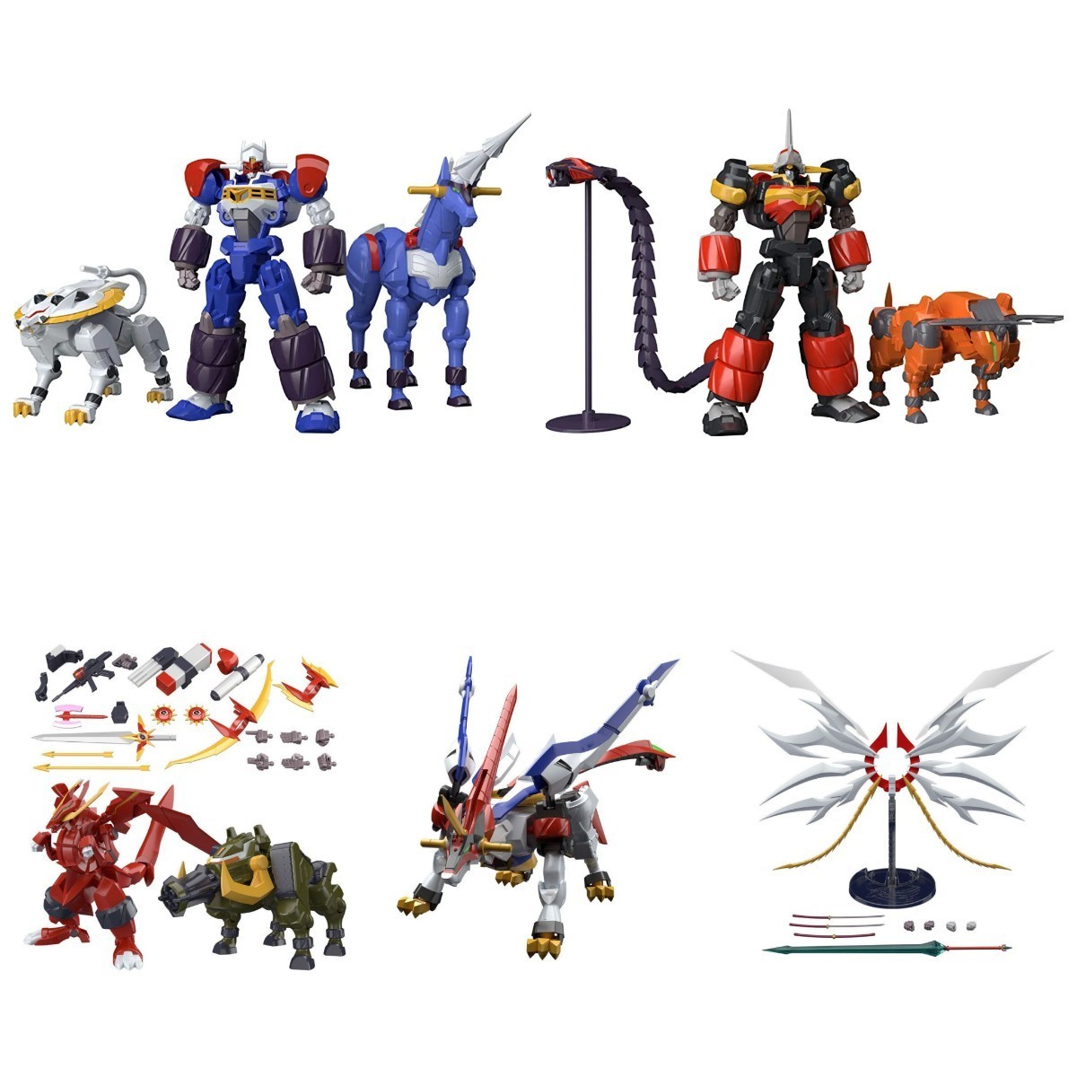 ヤフオク! - 新品未開封 SMP GEAR戦士電童&王牙&データウェポン...