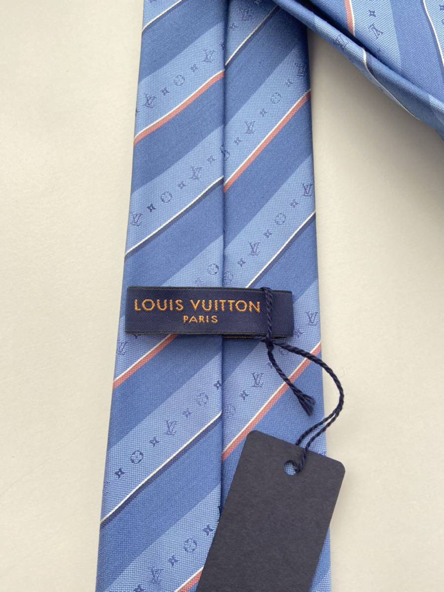 難有り LOUIS VUITTON ルイ・ヴィトン 未使用 ネクタイ 箱付き_画像10