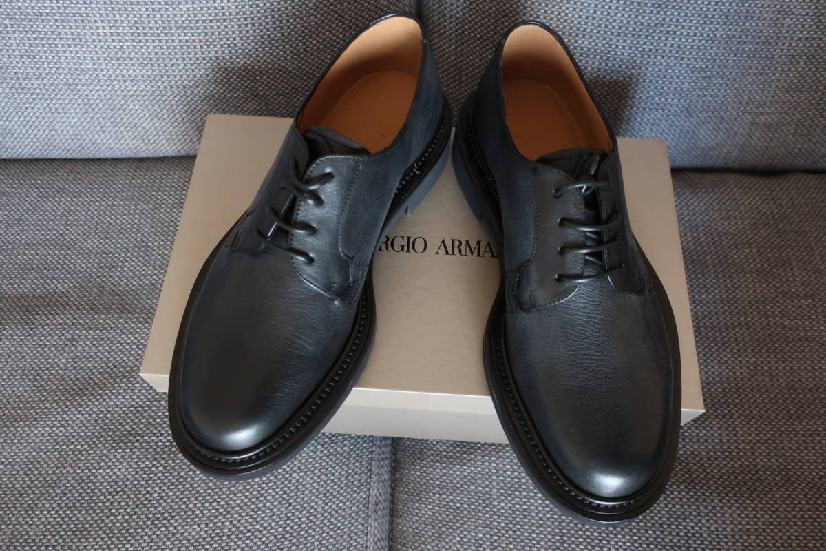 joru geo Armani (Giorgio Armani) Italy made * new goods * unused * leather shoes *UK7*US8