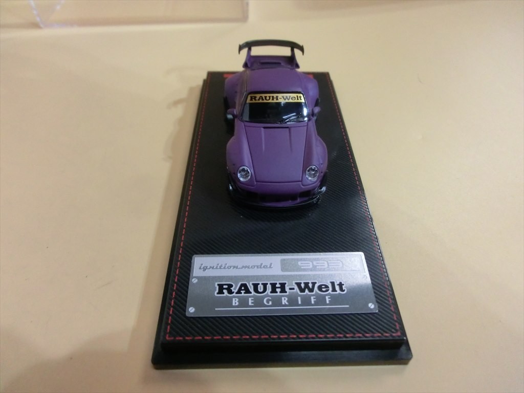 T【ソ2-36】【送料無料】♪イグニッションモデル 1/64 RWB 993 紫 ignition model ポルシェ/ラフ・ヴェルトの画像3