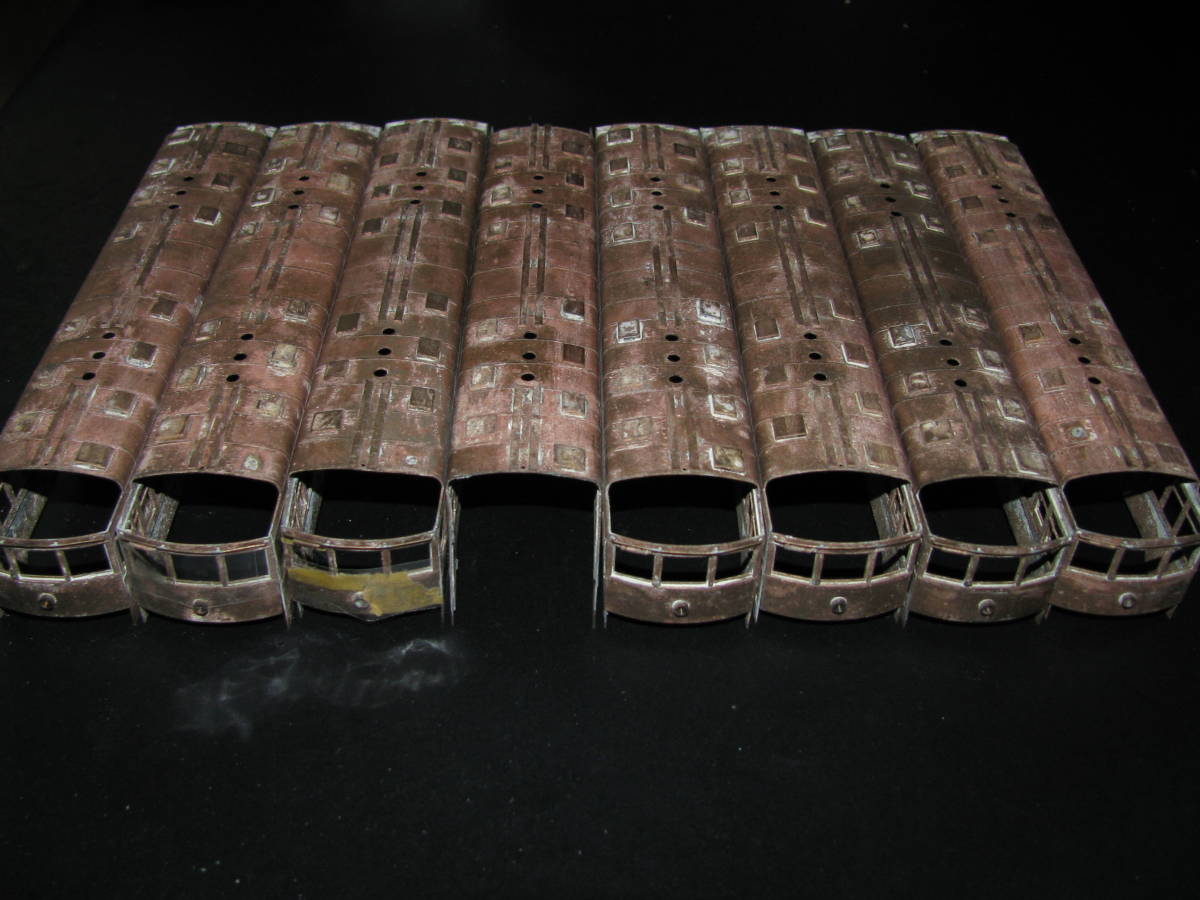 Manufacturers unknown HO gauge tram brass made construction model construction on the way 8 both set Junk 