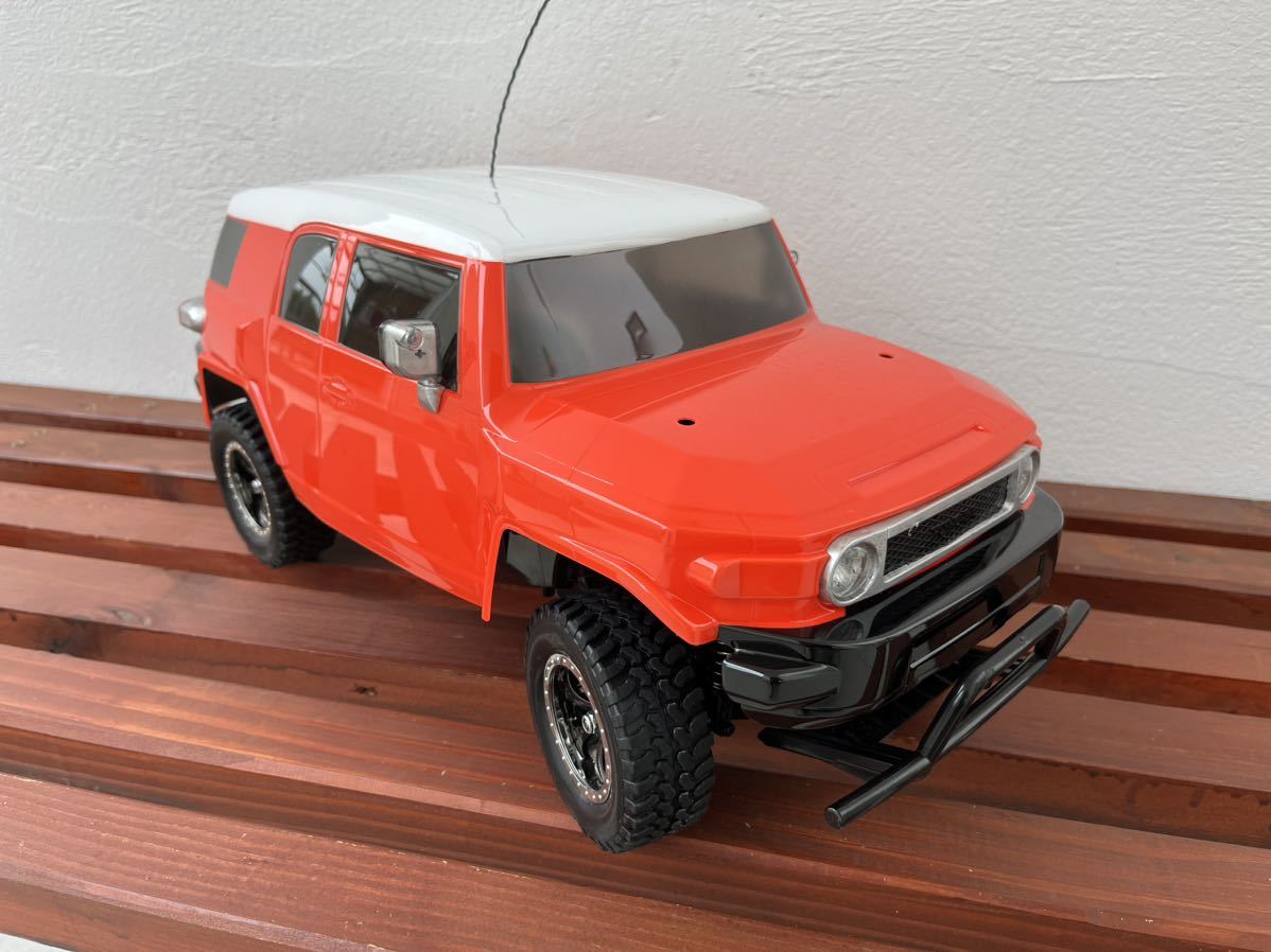 タミヤ RC 10/1 TOYOTA FJクルーザー CC01 ラジコンカー 塗装