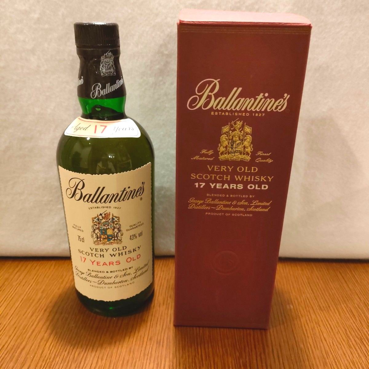 未開封】バランタイン 17年 旧ボトル old scotch ウイスキー 箱付き | salonedelledueruote.com