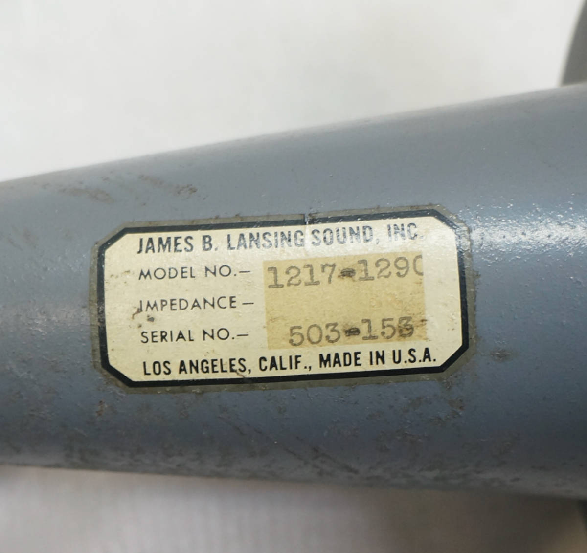 !JAMES B LANSING SOUND, INC.*1217-1290 initial model pair / rare 