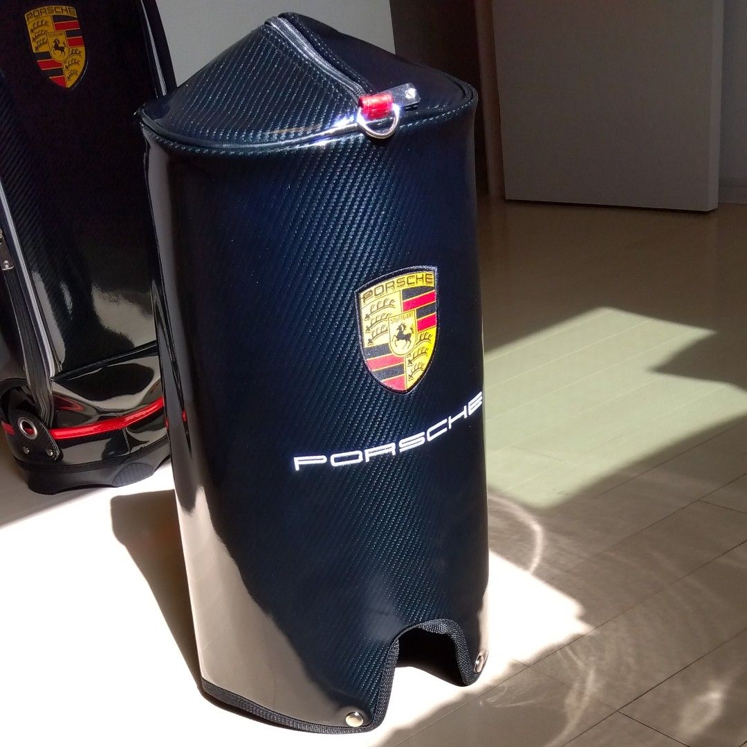 ①【PORSCHE】 ポルシェ ゴルフバッグ エナメル キャディバッグ ①【PORSCHE】 ポルシェ ゴルフバッグ エナメル キャディバッグ