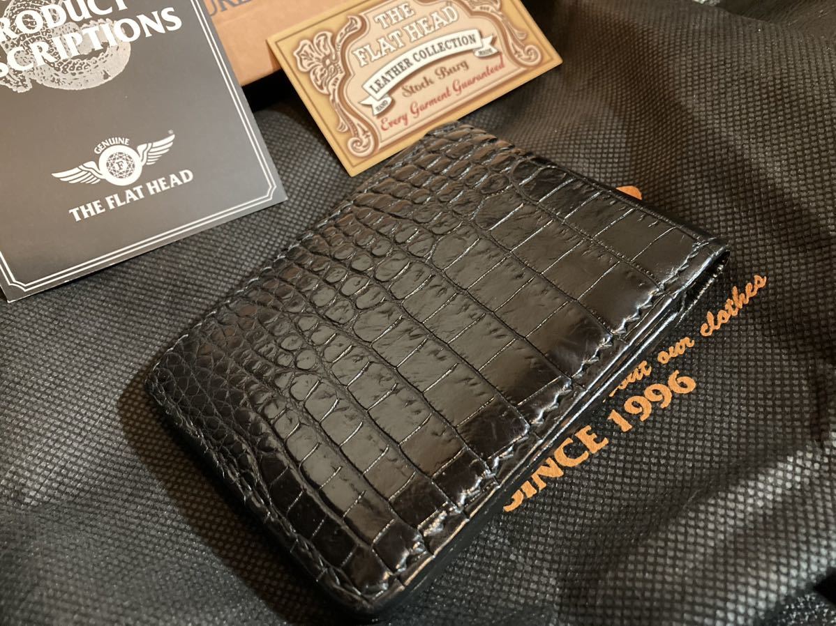 最高峰 ポロサス フラットヘッド ウォレット 財布 クロコダイル