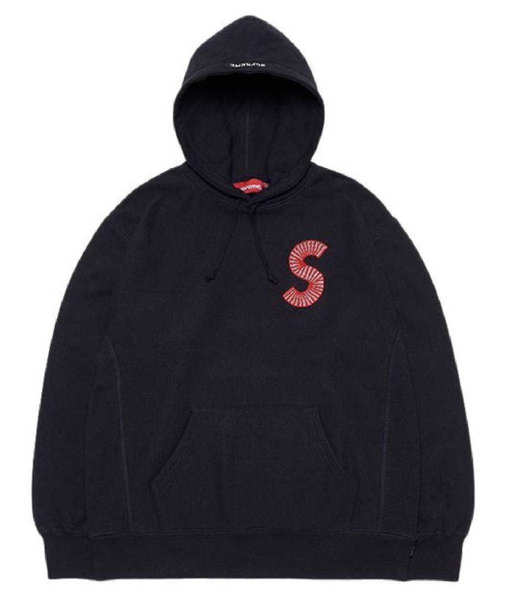 【Supreme】2020 S Logo Hooded Sweatshirt ＳロゴパーカーＭサイズ【正規店購入・新品】Navy・ネイビー　シュプリーム　送料無料