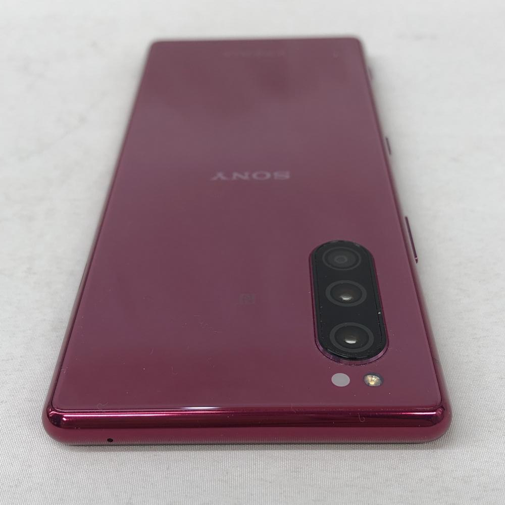 【中古】【SIMフリー】○Xperia 5 (J9260)(レッド)[240091313333]_画像4