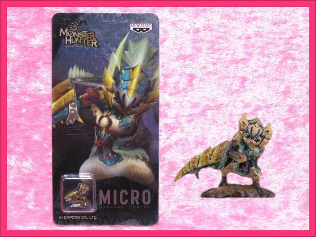 モンスターハンター／モンハン／ジンオウネコシリーズ MICRO フル彩色 極小フィギュア＜１点＞美品_画像1