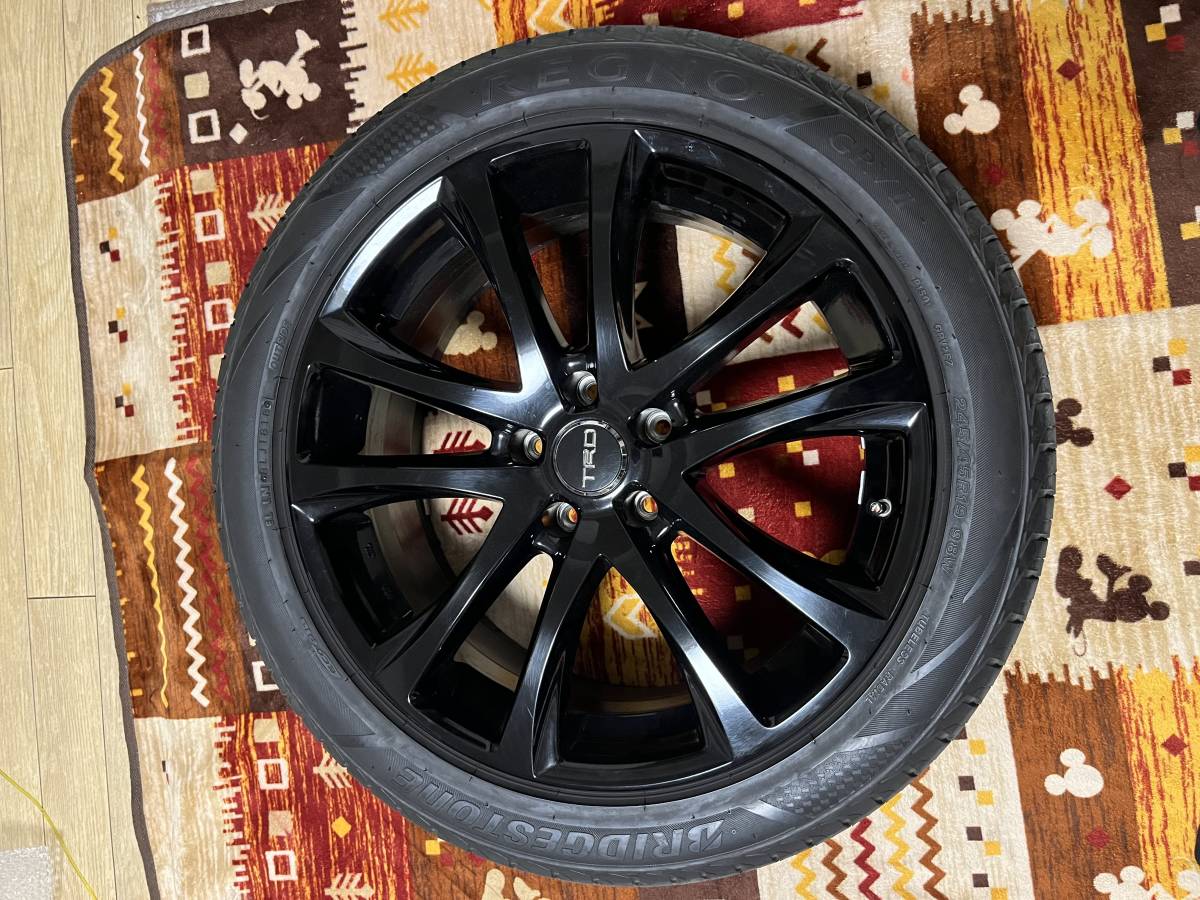 TRD TF5 純正 ホイール ブラック 19インチ 245/45R19 レグノ 4本セット
