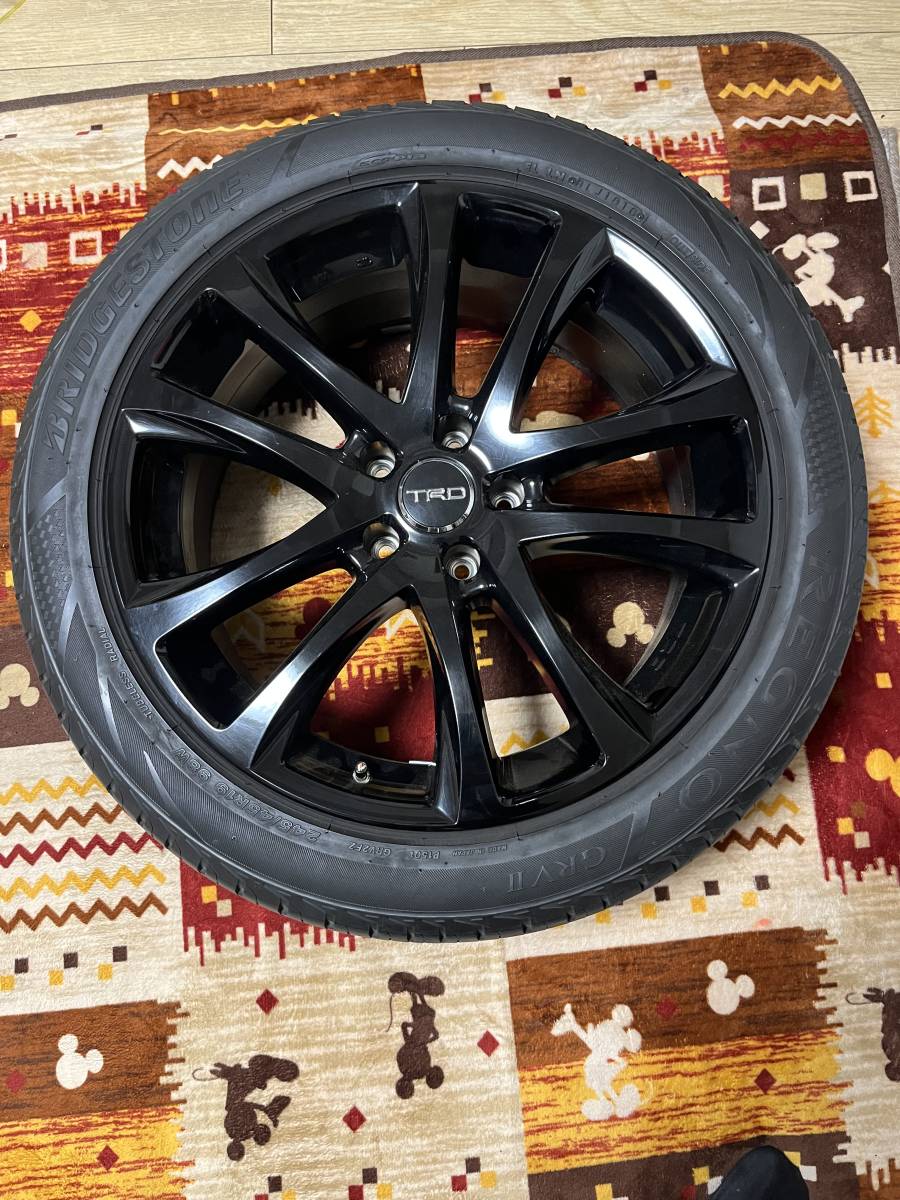 TRD TF5 純正 ホイール ブラック 19インチ 245/45R19 レグノ 4本セット