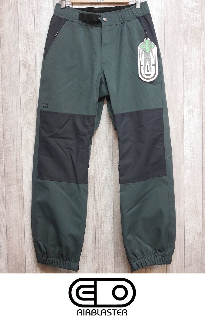 【新品:SALE】23 AIRBLASTER ELASTIC BOSS PANT - Night Spruce - M 正規品 パンツ スノーボード ウェア_画像1