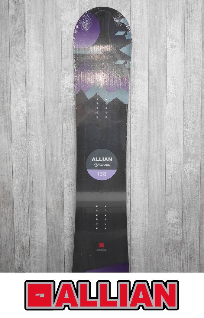【新品:SALE】23 ALLIAN VIVIAN 138 正規品 保証付 レディース キャンバー スノーボード パーク グラトリ