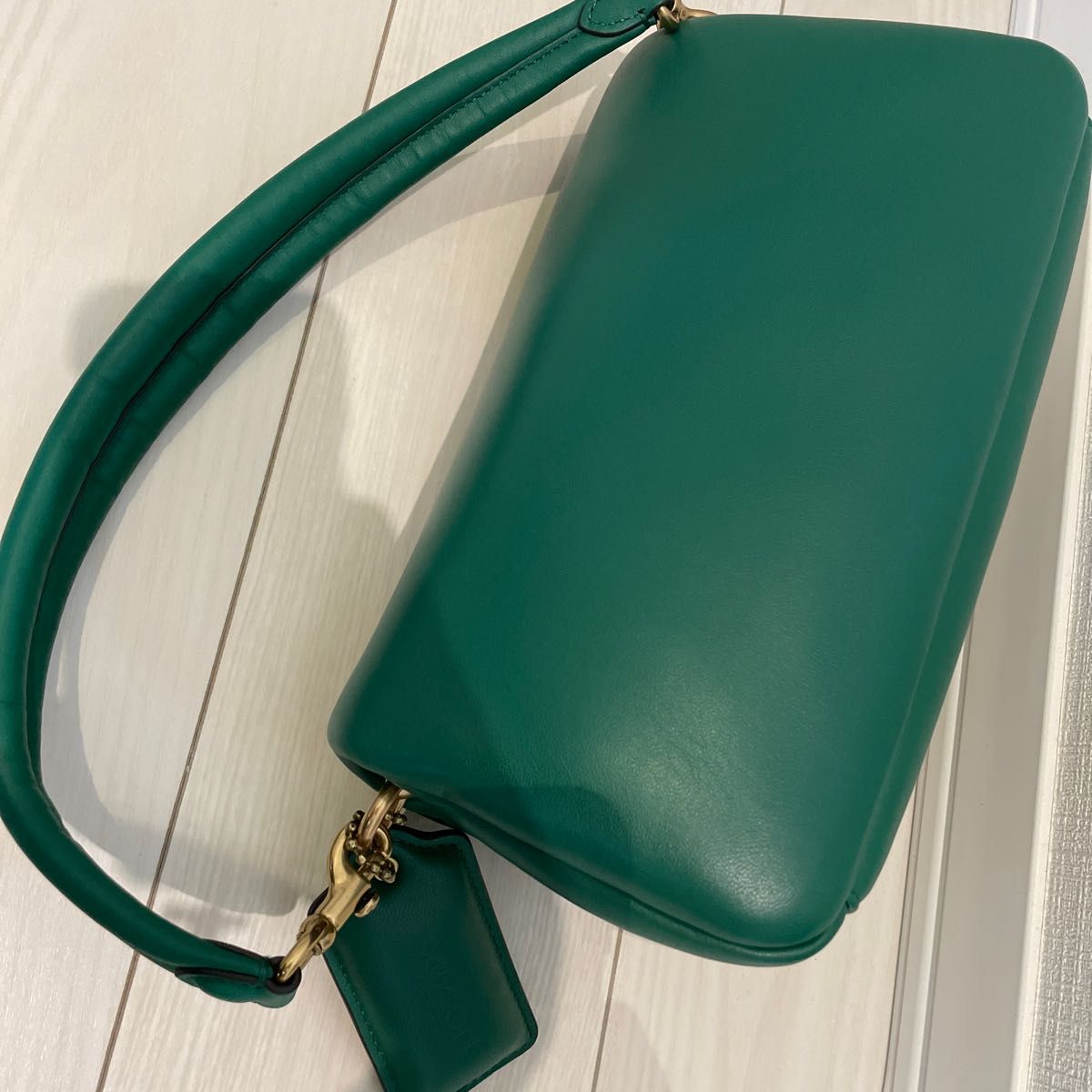 2021年最新海外 coach デニム コーチ ピロータビーショルダーバッグ