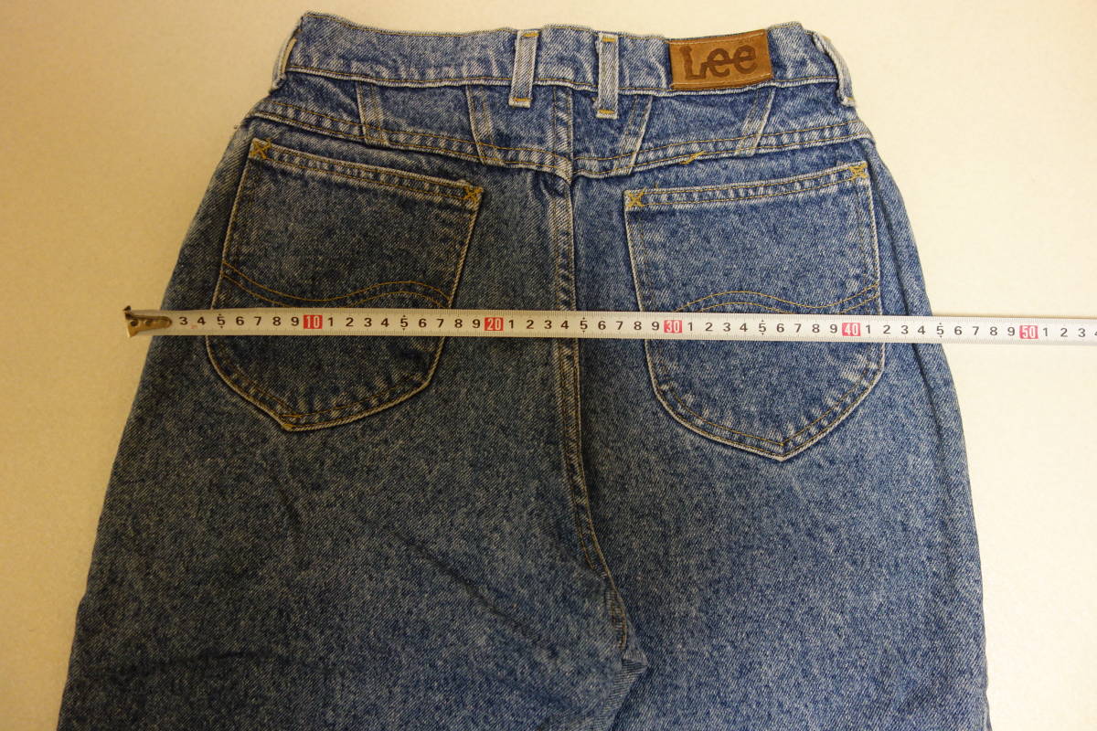 Lee リー 米国製 90年代 テーパード ハイウエスト デニム パンツ ジーンズ サイズ８XL ジップフライ_画像5