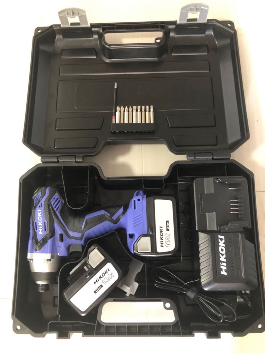 新品 HIKOKI ドライバー◇六角軸 14.4V インパクトドライバー HSS鋼