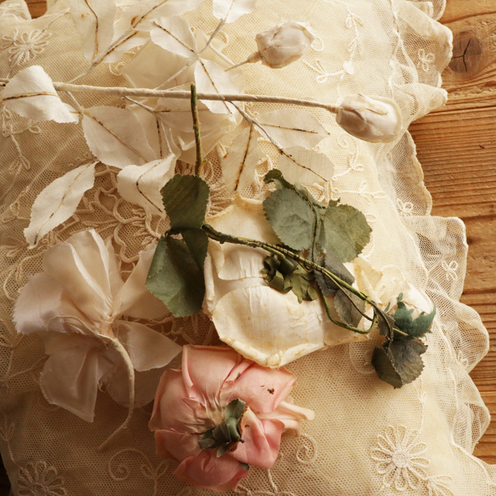 期間限定特別価格 レアフランスアンティーク壁掛けシャビーお花薔薇