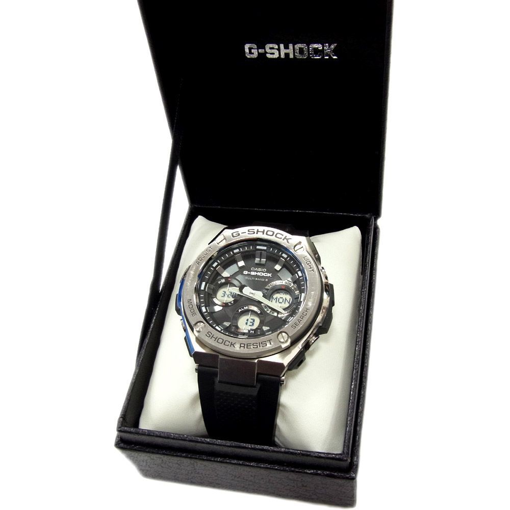 定価4万4000円 Gショック 腕時計 電波時計 CASIO G-SHOCK G-STEEL GST