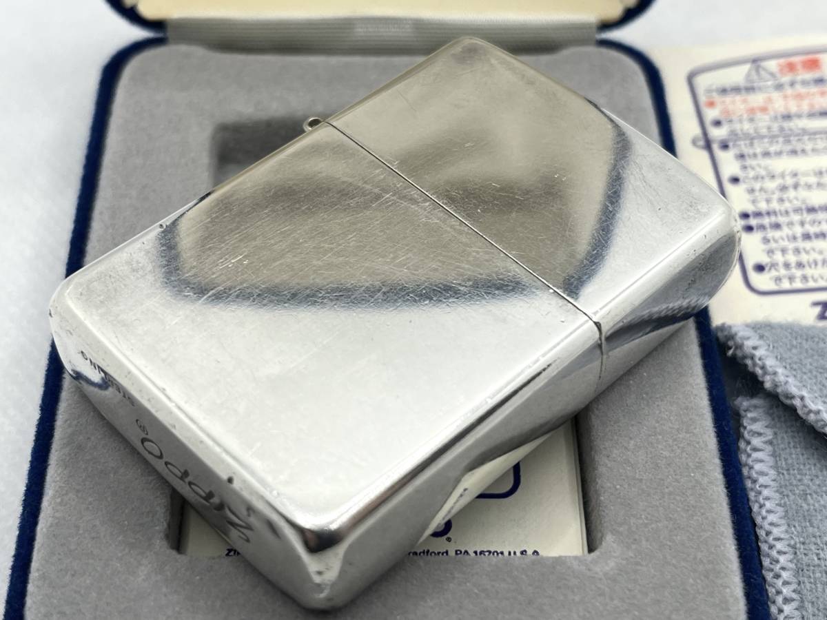 希少 ZIPPO ジッポー 1980年代 スターリングシルバー イタリック