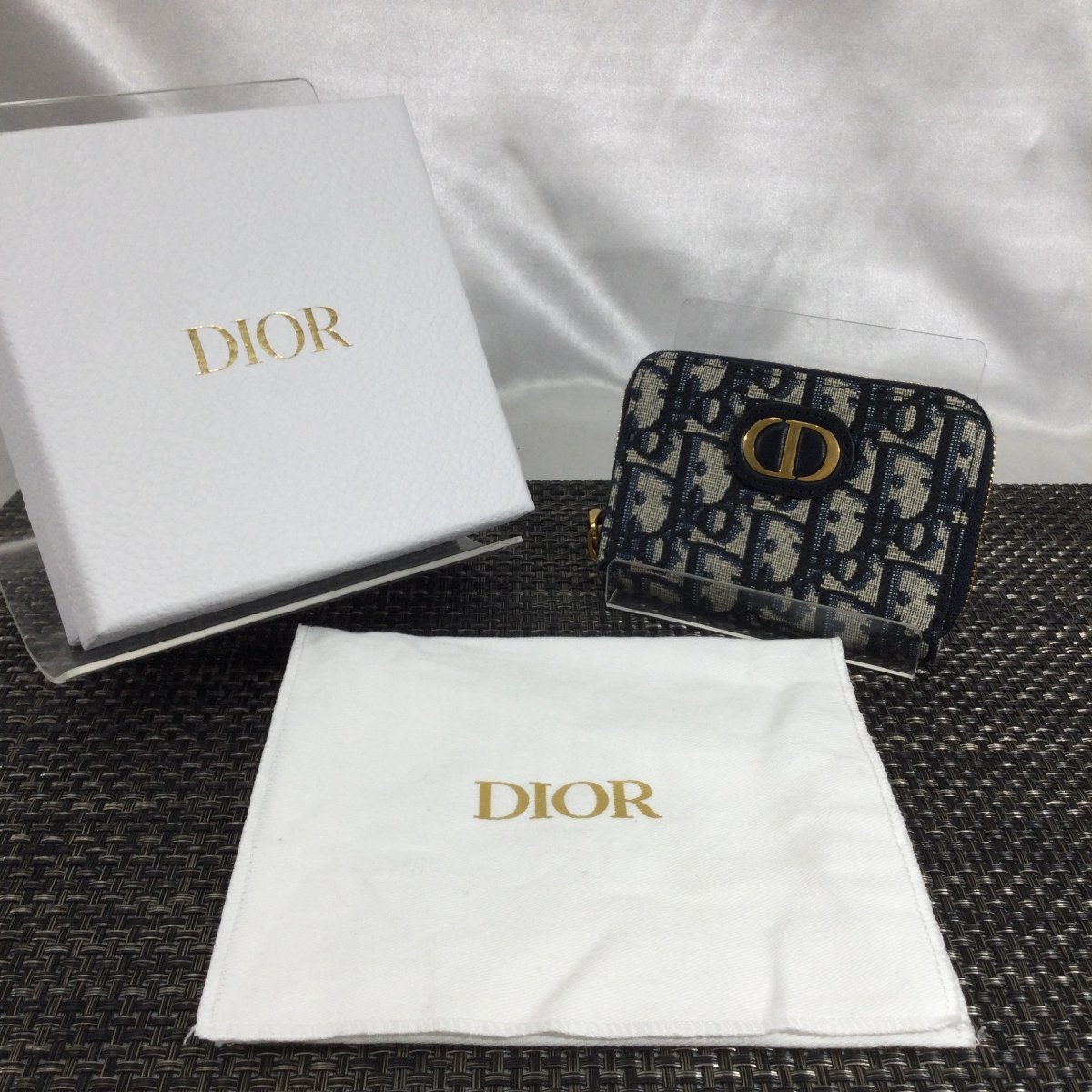 【未使用品/TO】クリスチャンディオール 【Dior】 30 MONTAIGNE VOYAGEUR スモール ジップコインケース HA0316/048