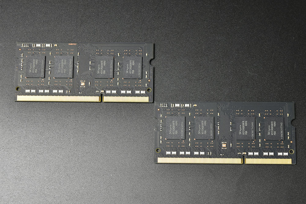当日発送 Mac対応 メモリ hynix DDR3 4GB × 2枚組　PC3L-12800S 中古品 1-830-6_画像2