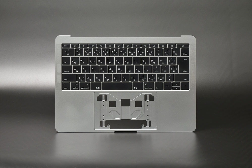 当日発送 MacBook Pro 13 inch 2016 2017 A1708　スペースグレイ 日本語キーボード 品 1-1223-3 パームレスト　JISのサムネイル