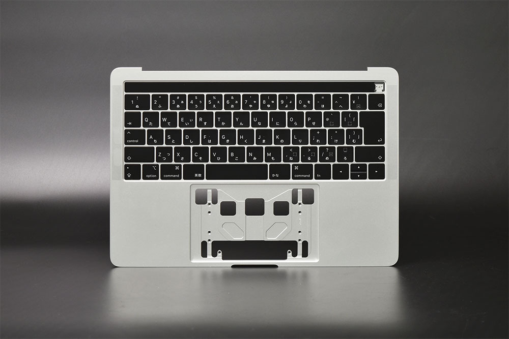 格安販売の Pro MacBook 当日発送 13 トップケース JIS 2-0110-3 中古品 キーボード 日本語 Bar Touch シルバー A2159 2019 MacBook Pro