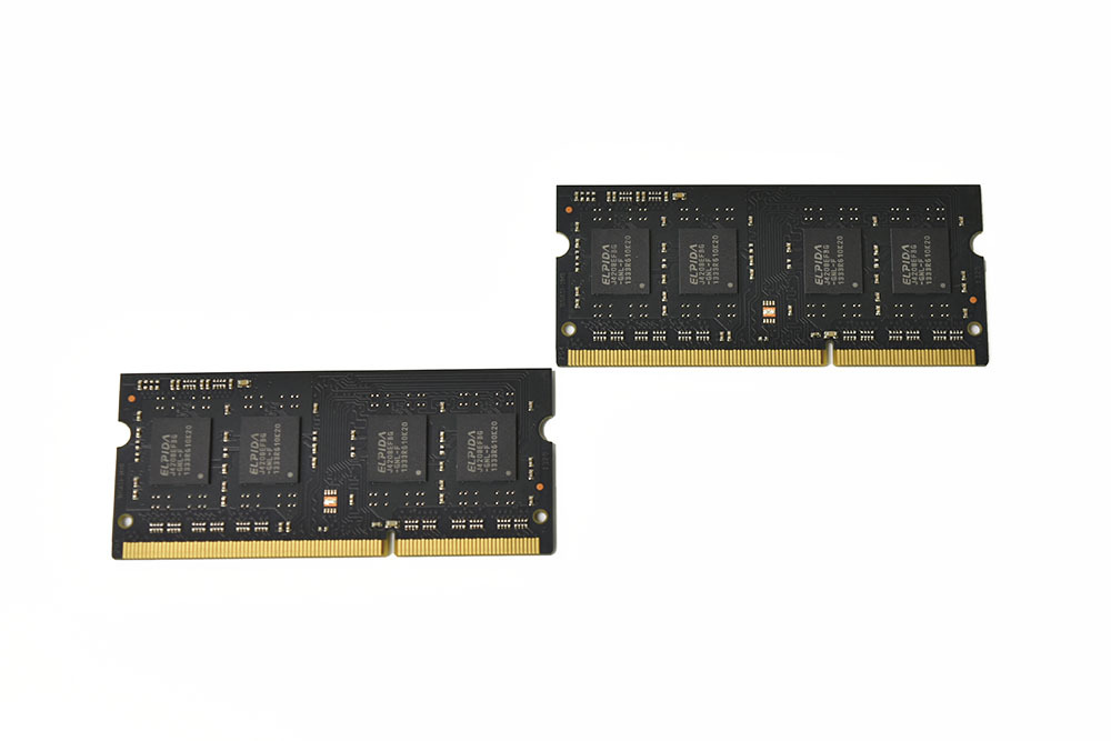 当日発送 Mac対応 メモリ DDR3 4GB × 2枚 ELPIDA PC3L-12800S 中古品　11-5 DDR3-1600_画像2